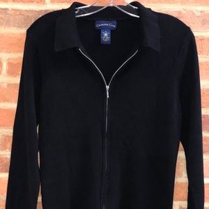 Charter Club Zip-Up Sweater